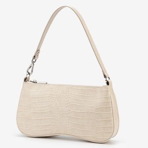 JW Pei ivory baguette mock-croc bag - new